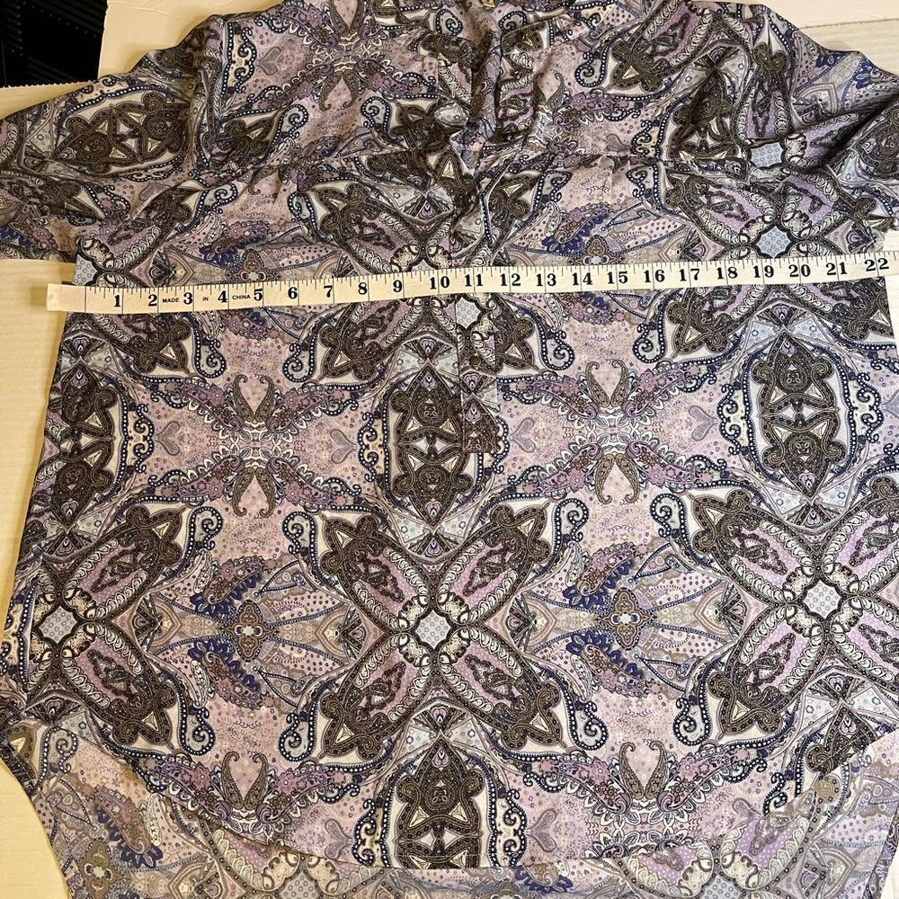 Democracy Long Sleeve Patterned Blouse - image 5